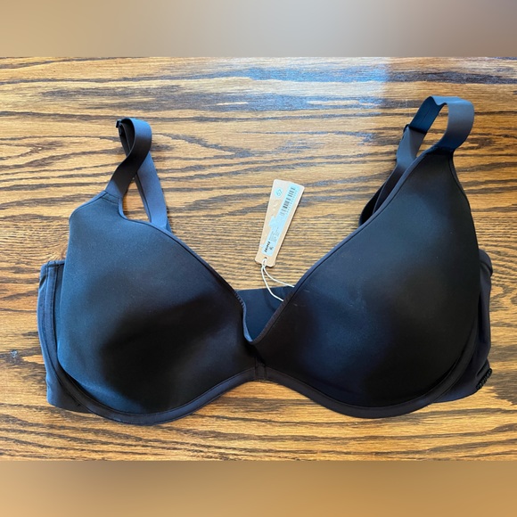 NWT SKIMS Weightless Scoop Bra in Onyx 42DD - Picture 2 of 5
